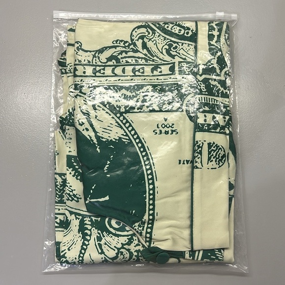 Hipnos and Nicte Limited Edition Money Million Dollar Pajamas Short Set PJ’s - L - Picture 4 of 5